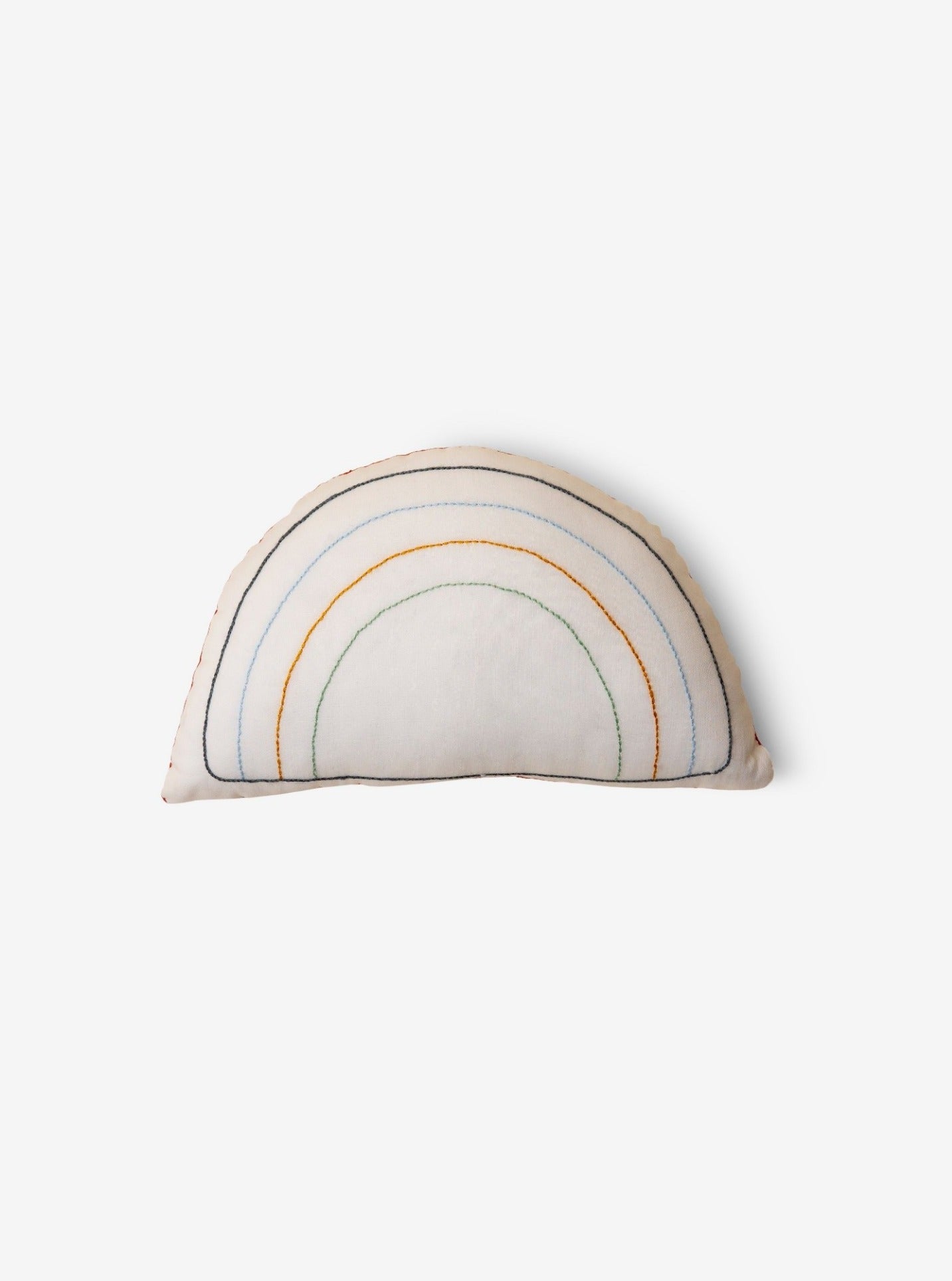 Ivory Rainbow decorative kids cushion with embroidery